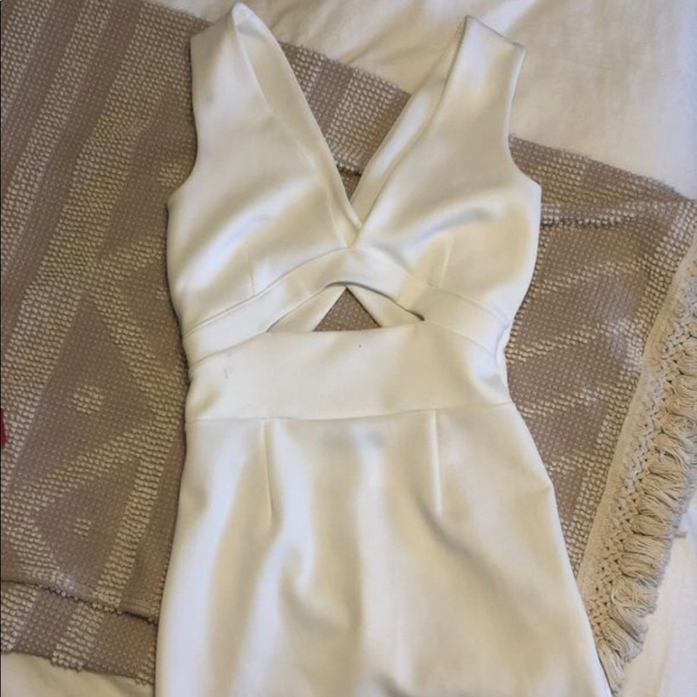 BRAND NEW Sexy white cut out dress